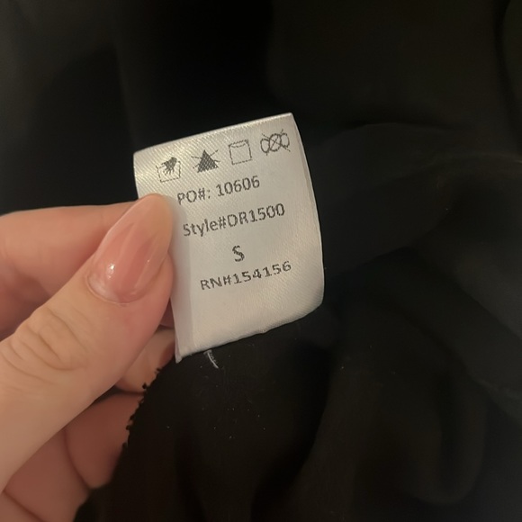 Mod Ref Midi Black Dress with Straps Size Small - Picture 7 of 9